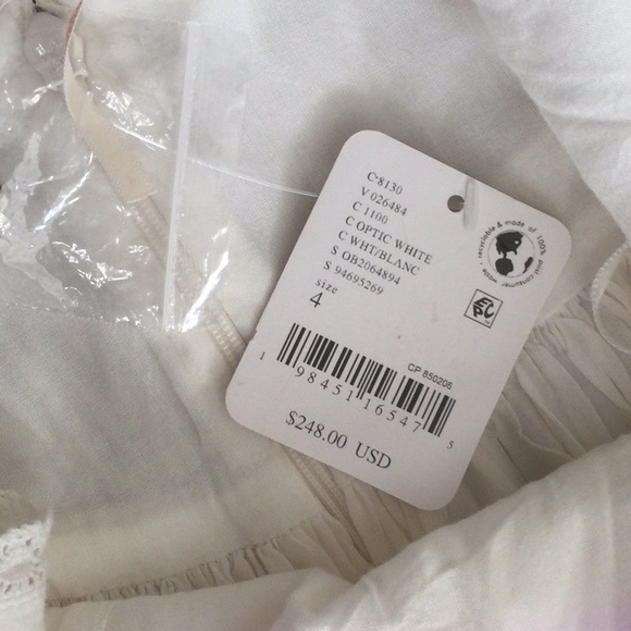 Free People Primrose Maxi Dress - white - size 4 - NWT - Picture 7 of 7